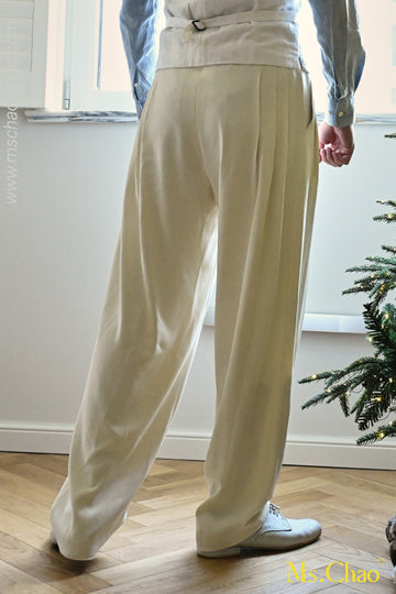 PLEATS TANGO PANTS| HEAVY  DRAPY