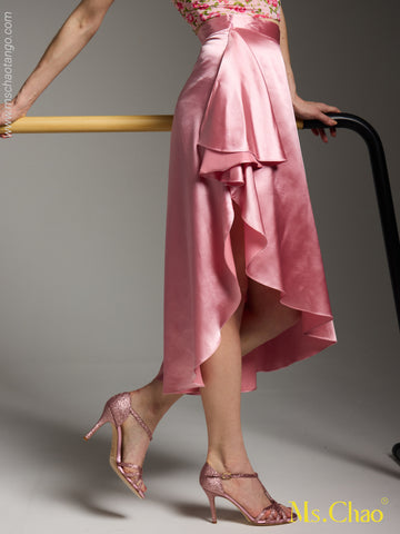 RUFFLES|SATIN
